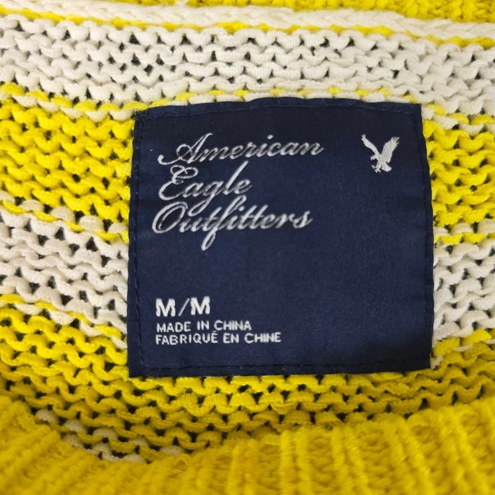 American Eagle Outfitters Striped Knit Sweater Lightweight‎ Casual Top Medium - Picture 3 of 12